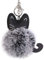 Ogquaton Premium qualité moelleux fourrure artificielle chat porte-clés pendentif sac de bijoux de mode accrocher accessoires Bébé fille