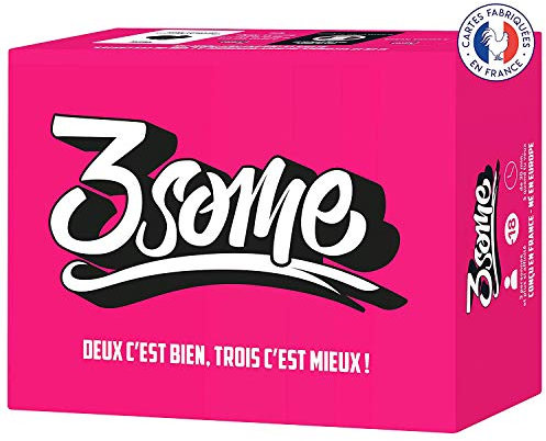 3Some | 10 Secondes pour répondre à 3 Questions | 400 Cartes Humour Noir | Jeu de Carte Adultes | Made in France | OriginalCup®