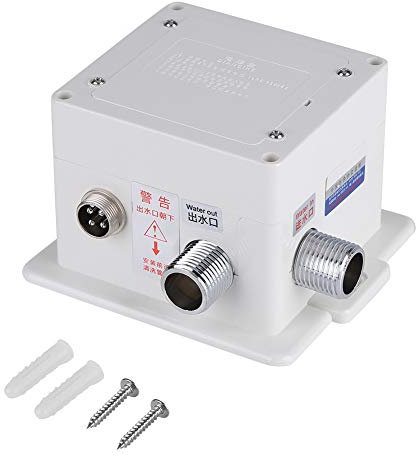 Sensor de movimiento electrónico Grifo de sensor de infrarrojos automático Grifo, grifo de fregadero sin contacto inteligente Grifo de cocina manos libres activado Grifo de agua de recipiente con caja