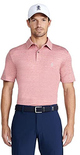 IZOD Herren Golf Title Holder Kurzarm Polo Golfhemd, Salzwasser, Rot, XX-Large