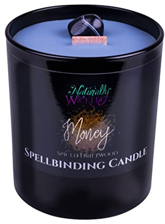 Naturally Wicked Spellbinding Geldkerze | Duftende Kristall-Zauberkerze | Inc Einzigartige Kerze Geschenkbox