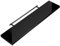 Casaria® Étagère Murale Flottante Noir Brillant 110cm MDF Robuste Effet Flottant Support de Fixation Inclus étagère Bois
