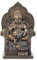Veronese Design Statue Lord Kubera, Hindu, Gott des Reichtums, Kuvera, Kuberan, Beschützer der Welt, Antik-Bronze-Finish, 18 cm