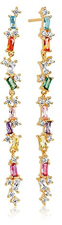 Sif Jakobs Jewellery Damen-Ohrhänger 925er Silber Zirkonia One Size Gold/Mehrfarbig 32014554