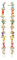 Sif Jakobs Jewellery Damen-Ohrhänger 925er Silber Zirkonia One Size Gold/Mehrfarbig 32014554