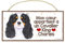 CAVALIER KING CHARLES B (25) Affiche Decoration Murale. Panneau en Bois. Inscription avec Votre Animal Préféré, Panneau Decoratif pour Votre Maison. Pancarte avec un Chat ou un Chien.