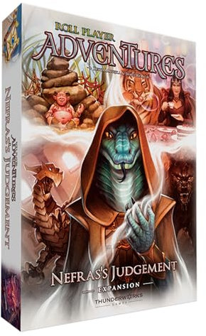 Thunderworks Games Roll Player Adventures: Nefras's Judgement Expansion - Thunderwork Juego narrativo para mayores de 14 años, 1-4 jugadores, 90-150 minutos