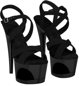 EIS Absatz-Schuhe | Riemchen-Sandalette mit Plateau | High Heels | Zubehör | Accessoire