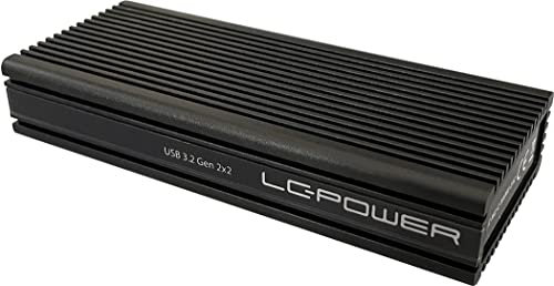 LC Power Caja Externa para Disco SSD M2 USB3.2 Gen 2X2 LC-M2-C-NVME-2X2
