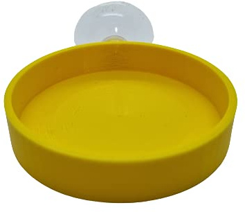 Futter-Schale mit Saugnapf Garnelen Futter Sticks (gelb)