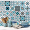 ANHUIB 18 Pegatinas de Baldosas, 15x15, Adhesivos para Baño y Cocina, Decorativas para Azulejos Mosaico