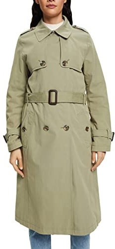 ESPRIT Damen 013EE1G327 Jacke, 345/LIGHT Khaki, L
