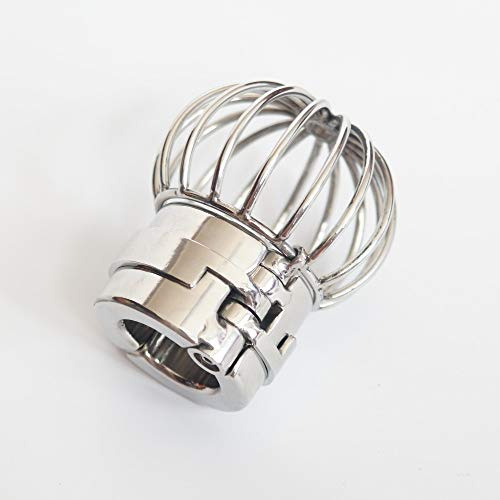 Stealth Lock Edelstahl Anhänger mit schwerem Hodensack, Kugeltragen, Hodensack mit Hodensack, Cockring, Penisring-31mm, Keuschheitsgürtel
