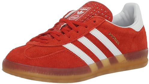 ADIDAS Gazelle Indoor W, Sneaker Mujer, Bold Orange/FTWR White/Gum 3, 44 2/3 EU