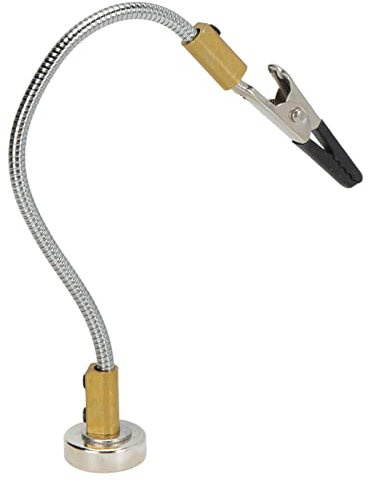 Naroote Helping Hands Soldering Tool, Third Hand Soldering Station, PCB Holder, Magnetic Based, Flexible Metal Arms, Crafts, Jewelry, Hobby, Workshop Helping Station