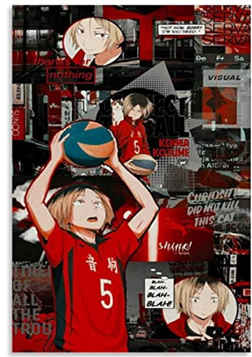 Holzpuzzle 1000 Teile Anime Haikyuu Kenma Kozume Poster Erwachsene Kinderspielzeug Dekompressionsspiel75*50cm