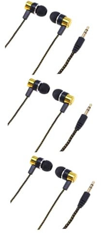OSALADI 3 Stück Mp3/heavy Bass In-Ear-kopfhörer Mit Rauschunterdrückung 3 5 Mm Stereo-Headset