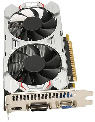 CCYLEZ 4GB DDR5 128bit Video Card, GTX 1050Ti Gaming Graphics Card, 850MHz to 3800MHz Low Profile Graphics Card, with Dual Cooling Fans, PCI Express 2.0 16X Slot (GTX1050Ti 4GB DDR5