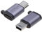Yanwuwa Mini USB to Type-C Adapter - Micro USB to USB-C Converter, Supports Data Sync 480Mbps, 18W Fast Charging