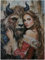 Riesiges Kreuzstich-Set, Die Schöne und das Biest, Serie 1, 36 x 48 cm, 200 x 260 Stiche, 14-fädig, 100 % Baumwolle, Kreuzstich-Set für Fortgeschrittene