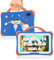 CWOWDEFU Kinder-Tablet 7 Zoll,8GB+64GB,Android 14-Tablet für Kinder,Lern-Tablet für Kleinkinder mit Hülle,4000 mAh/Kindersicherung/Doppelkamera,FM/GPS/OTG/Tolles Geschenk für Kinder (Blau)