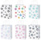 WANYI 6 Stück Geschenktüten Papiertüten Klein Kraftpapiertüten mit Henkel Kraftpapier Tüten für Kindergeburtstag, Geburtstag, Partys, Einkaufen, Ostern(22 * 16 * 8CM)