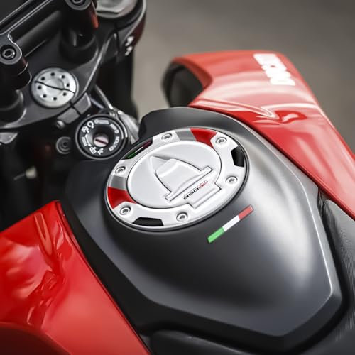Az Graphishop Protezione Tappo Benzina Resina 3D Compatibile Con Ducati Hypermotard 950 SP 2019-2025 GP-3035