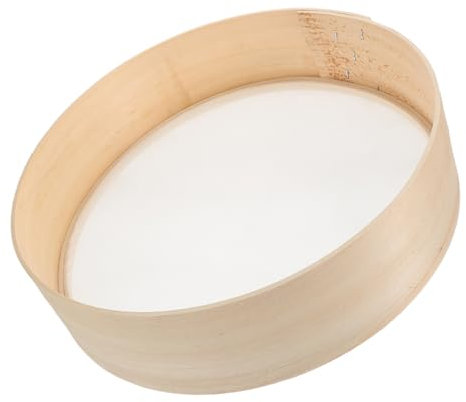 BRIGHTFUFU Flour Sieve Pet Tweezers Household Products Spices Household Sieve Condiment Rack Container Cornmeal Sieve Plant Tweezers Equipment Sieve Chalcedony Keychain Filler Bra White Gauze