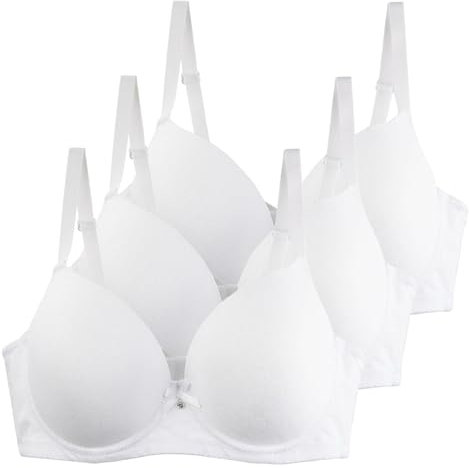 XCXC 3er-Pack Damen BHS mit Bügel Frauen Große Größen Push-Up Leicht Perfekte Passform Klassische-BH mit Verstellbaren Trägern, Anti-Sagging BH Set für Alltag und Freizeit
