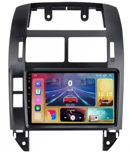 YIANKWY per Polo Mk4 2004-2009 Autoradio 14 GPS Navigazione Music 9 Pollice Video 1080P HD Touch Multimedia Schermo DSP Touch Capacitivo FM MA 12V Dab Chiamate in Vivavoce MP5 SWC