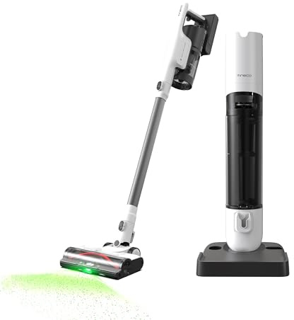 Tineco PURE ONE Station 5 Plus Aspirapolvere Senza Fili con Base, 175AW | Aspirazione potente da 175AW, Spazzola ZeroTangle, Sistema ClogLess System