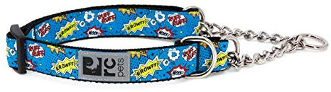 RC Pet Products 3/10,2 cm Training Martingale Hundehalsband, klein, Comic Sounds