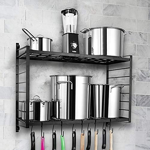 BestVida SparkWorks Étagère murale à 2 niveaux