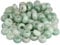 KYEYGWO Green Aventurine Large Hole Polished Stone Loose Beads for Jewelry Making, Rondelle Gemstone Beads for European Charm Bracelet, Pack of 20