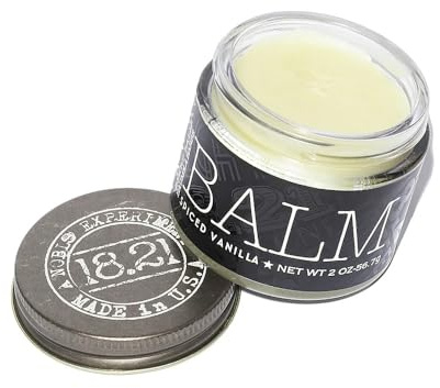 18.21 Man Made Beard Balm - Spiced Vanilla for Men 2 oz Balm