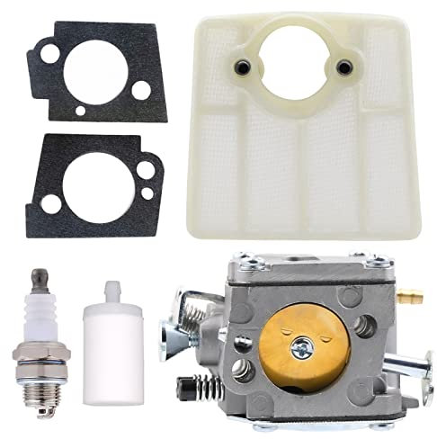 Fitbest Carburetor with Air Filter Fuel Filter Fits Husqvarna 61 266 268 272 272XP Chainsaw Carb