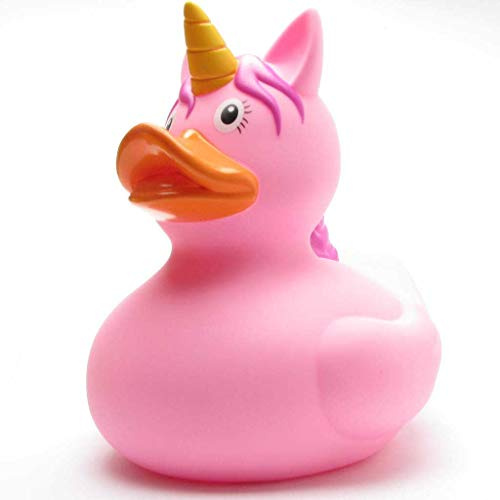 XXL Badeente Einhorn Unicorn pink I Quietscheente I L: 25 cm