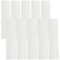 com-four® 10x Lametta - weiße Lametta Girlande für Weihnachten - Christbaumschmuck für den Tannenbaum - Lametta-Vorhang mit welligen Fäden (weiß - 10 Stück)