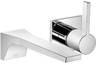 Dornbracht CL.1 Waschtisch-Wand-Einhandbatterie ohne Ablaufgarnitur, Ausladung 198 mm, 36860705-00, Farbe: Chrom