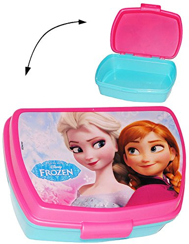 alles-meine.de GmbH Lunchbox/Brotdose - die Eiskönigin - Frozen - Früchstücksbox/Brotbüchse - völlig unverfroren ELSA Arendelle - Kinder Vesperdose - Vesperbrotdose - Pri..