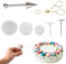 Clou à Fleur, Kit D'outils de Décoration de Gâteau de Clous de Fleurs Avec Distributeur de Glaçage de Gâteau de Fleur Lifter Pour la Décoration de Fleurs de Glaçage (7 pièces)