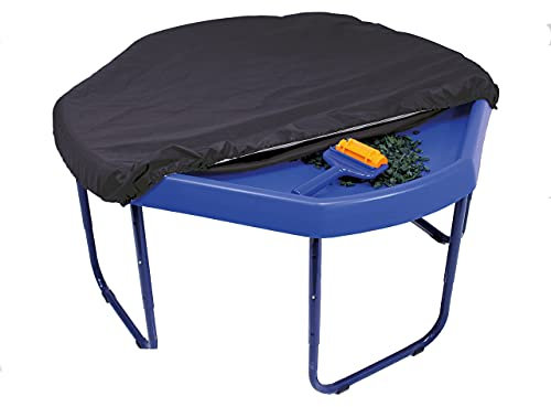 KUB® Funda universal original para bandeja, impermeable, ligera, resistente al moho, color negro, se adapta a cualquier tamaño de bandeja, 100 cm x 100 cm x 10 cm, accesorios para bandeja Tuff