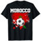 Supporter Maroc Foot Fan Marocain Maillot Drapeau Du Maroc T-Shirt