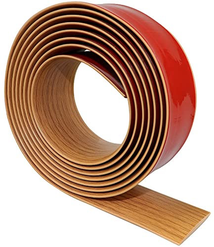ZZLQIAN Profil Rail de Transition Plate Autocollant,Bande de Transition,Bande de Recouvrement de Sol en Vinyle,Profil de Compensation Pour Sols Stratifiés et Parquets,Barre de Seuil 100 x 5cm