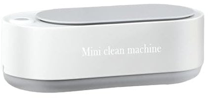 Ultraschallreiniger 45000Hz, Reiniger Ultraschallgerät Ultraschallreinigungsgerät Ultrasonic Cleaner 350ml für Brillen Uhren Schmuck Ringe Halsketten Make-up-Pinsel (Weiß)