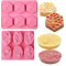 WYAHYQ 2Pcs Silicone Moulds 6 Cavities Honeycomb Bee Soap Moulds for Soap Making,Candle Moulds,Jelly Mousse Pudding Cupcake Moulds, Pink