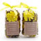 AlaTyche Yellow Potpourri Bags,Lemon Scented Potpourri Bowl Filler,Decorative Dried Flowers, Home Fragrance Sachet of Petal, Bathroom Vase Decor -Mini