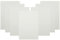 Sewroro 10 unidades de sublimación de aluminio para foto, espacios en blanco, placa de aluminio, placa de sublimación, placa de aluminio en blanco para manualidades, fotograma, graduación blanca