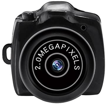 Cyrank Action-Kamera, HD 200.000 Px Sportkamera, Kleine Fahrradkamera Mit Wiederaufladbarem Akku Für Fotos, Live-Streaming, Vlogging