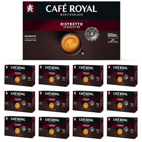 Café en Dosettes - Café Royal Pro | 12 x 50 - Compatibles avec les Machines à café Nespresso®* Professional - Saveur Ristretto